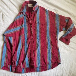 Urban Outfitters Retro Striped Button Up